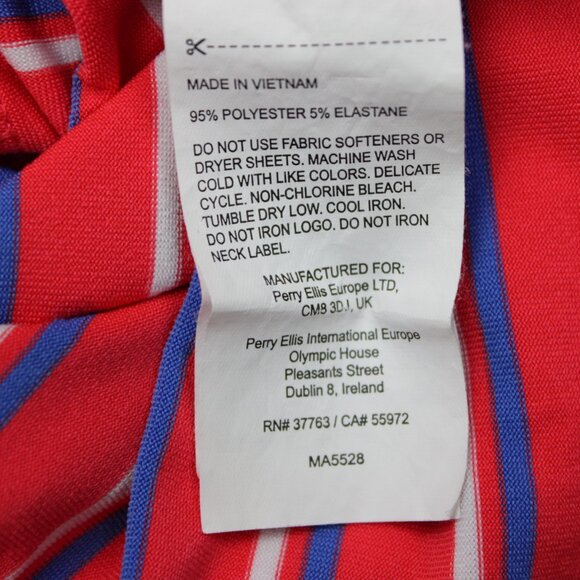 Callaway Opti-Dri Polo Shirt Men XL Pink/Blue Golf Stretch Short Sleeve Pullover - Picture 8 of 12